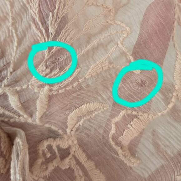 Zimmermann Henna Floating Sheer Fringe Blouse Top Rose Pink Size 1 Small b81E - Picture 6 of 9